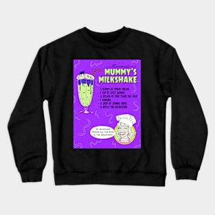 halloween mummy milkshake Crewneck Sweatshirt